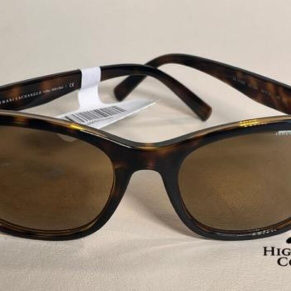 NWT Armani Exchange AX4105S 82135A Women's Sunglasses Havana / Brown Gradient - Picture 9 of 16